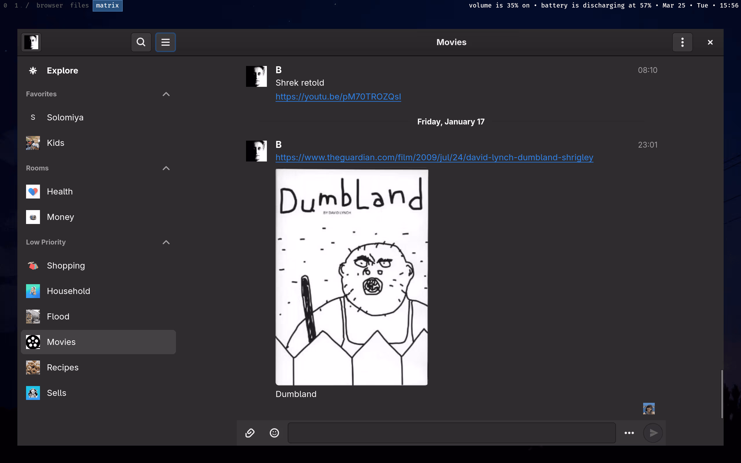 That’s how Fractal looks like on my Arch Linux Laptop running Sway WM